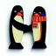 lettera H in legno Djeco pinguini – decorazione cameretta bambini
