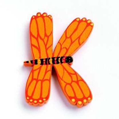 lettera K in legno Djeco farfalla – iniziali in legno per nome bambini