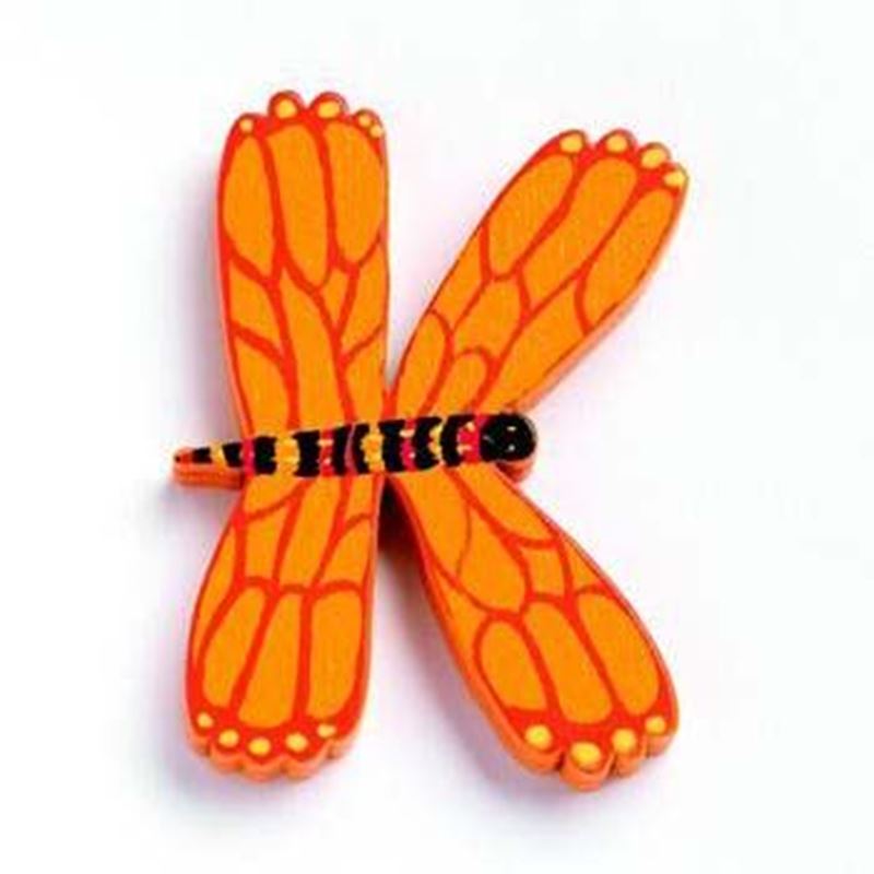 lettera K in legno Djeco farfalla – iniziali in legno per nome bambini