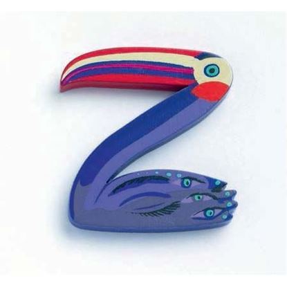 lettera Z Djeco uccello blu – decorazione nome bambino