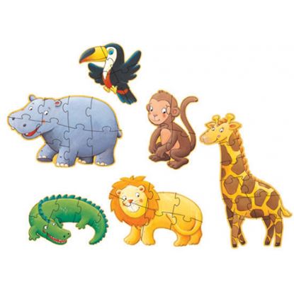 Immagine di puzzle gigante scimmia e i suoi amici