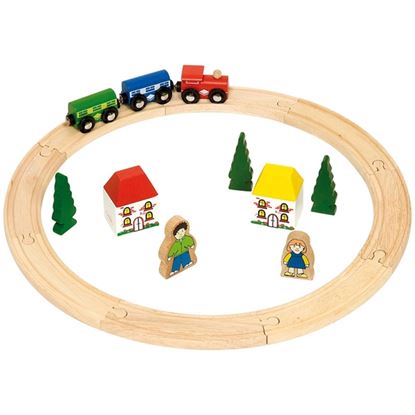Immagine di pista trenini rotonda