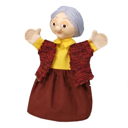 Immagine di burattino nonna di cappuccetto rosso
