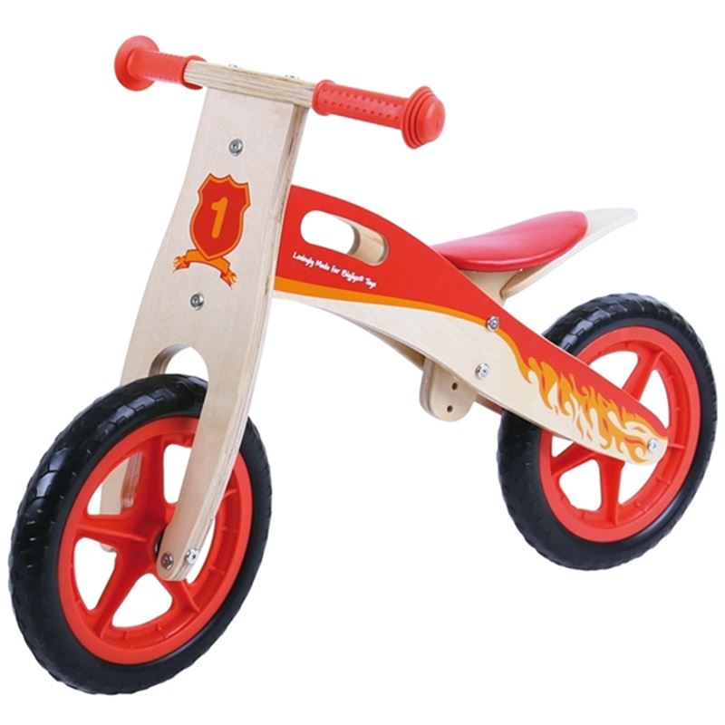 Immagine di bicicletta senza pedali fuoco