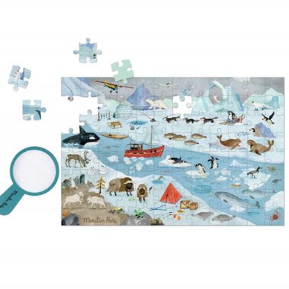 Immagine di puzzle banchisa con lente pz 96