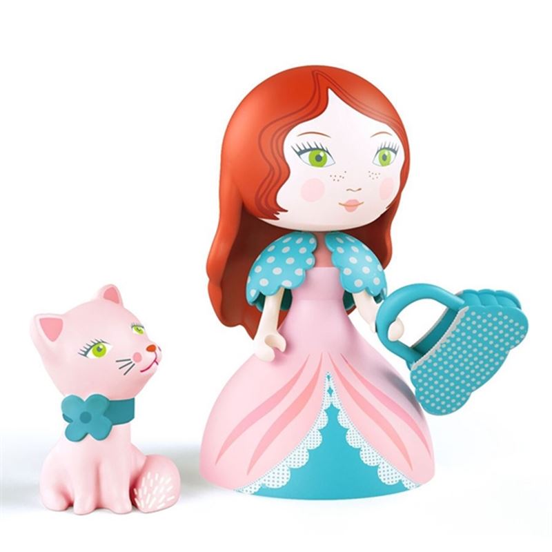 Immagine di rosa e il gattino