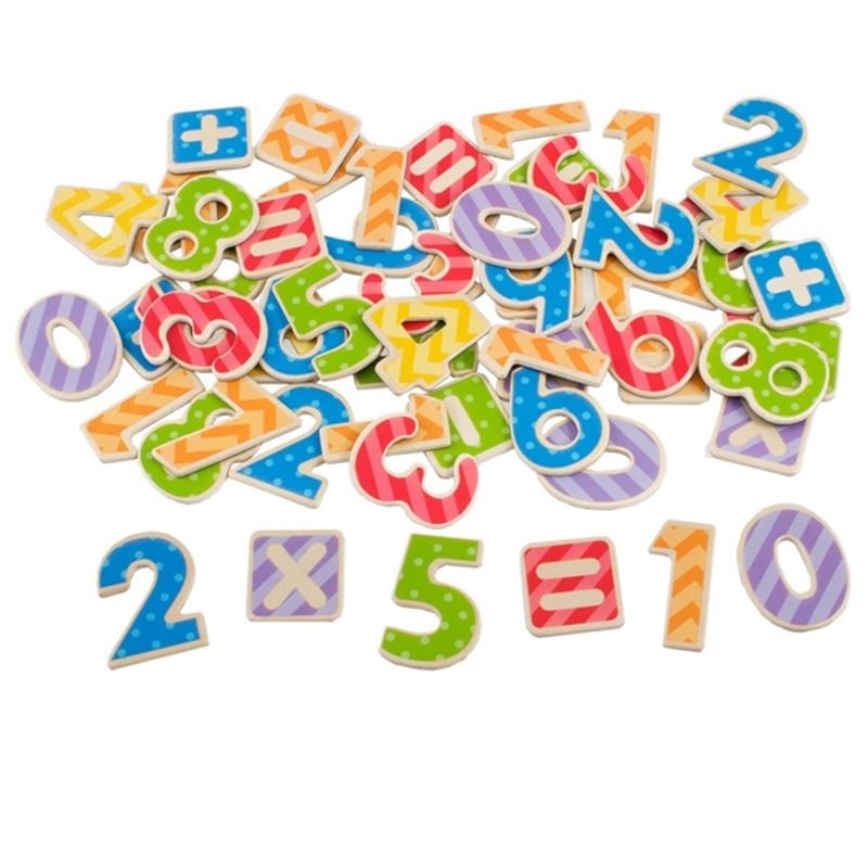 Lettere e Numeri Magnetici Misura Grande 5 cm Giocattoli Educativi Numeri Magnetici Lettere Magnetiche per Bambini 52 Pezzi Ragazzi Adulti Alfabeto Numeri Lettere Simboli Matematici (LETTERE 52PZ