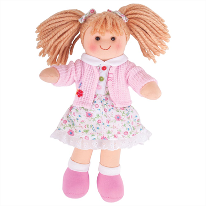 Bambola Di Pezza Morbida Bakermiche 35/45 Cm | Peluche Con Vestito E Cappello | Regalo Per Bambine