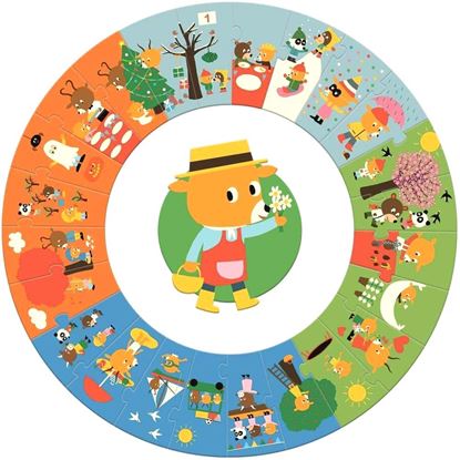 puzzle gigante l'anno djeco