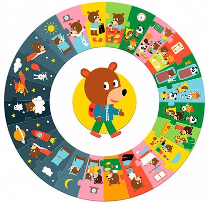 puzzle gigante la giornata djeco