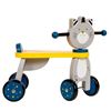 triciclo gatto in legno con ruote gommate - regalo bimbo un anno