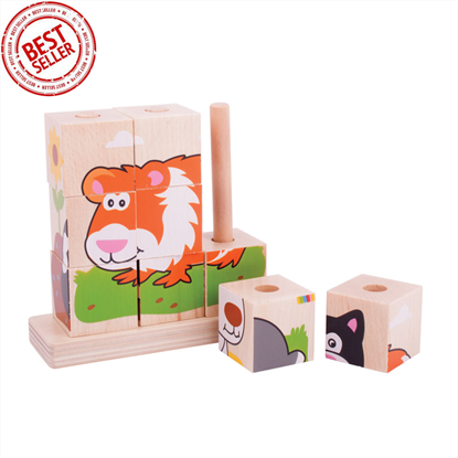 puzzle a cubi da infilare