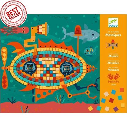 mosaico gli assi del volante Djeco