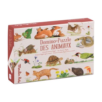 domino puzzle degli animali