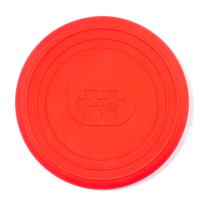frisbee rosso in silicone