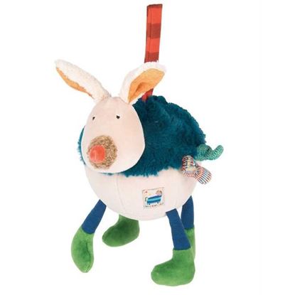 pupazzo carillon cane blu Moulin Roty