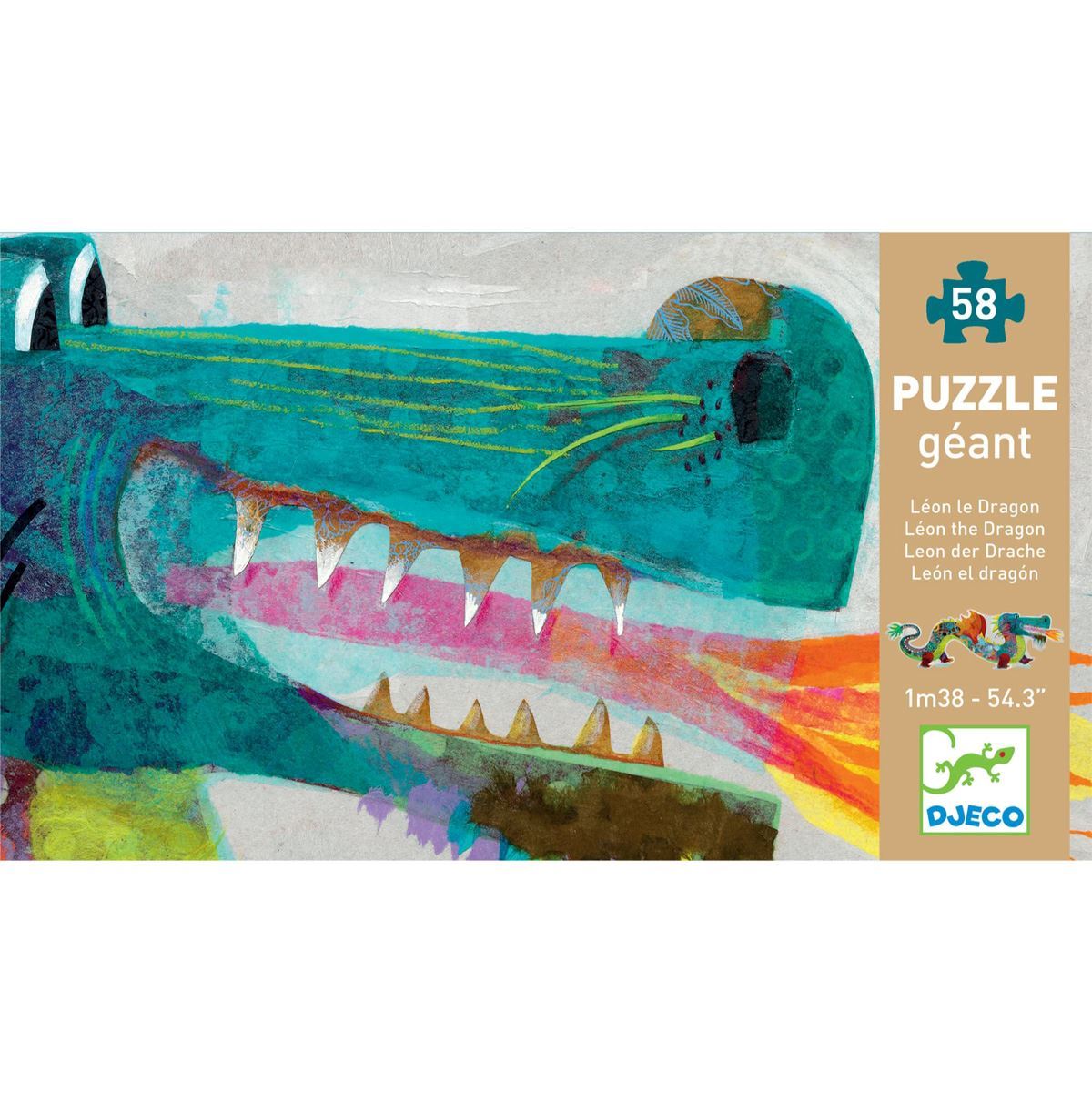 Puzzle Gigante Animali Da Parata - Djeco - La Giraffa Sondrio