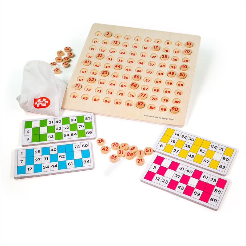 tombola 90 in legno