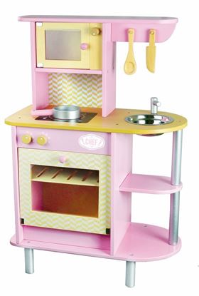 cucina giocattolo rosa