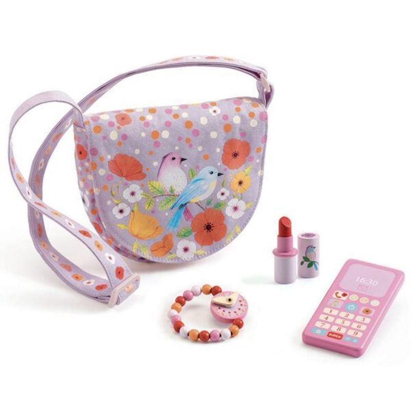 borsetta per bimbe birdie con accessori