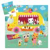 puzzle camioncino dei gelati djeco