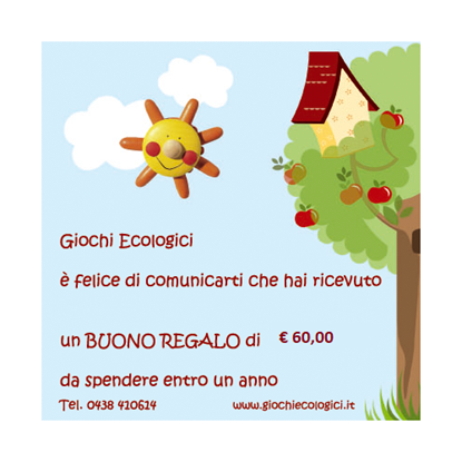 buono regalo giochi ecologici