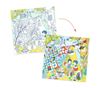 album da colorare con porticine djeco