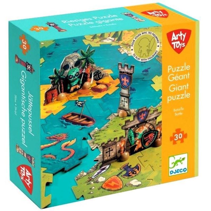 puzzle gigante battaglia arty toys djeco