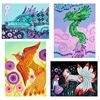 mosaico creature leggendarie djeco