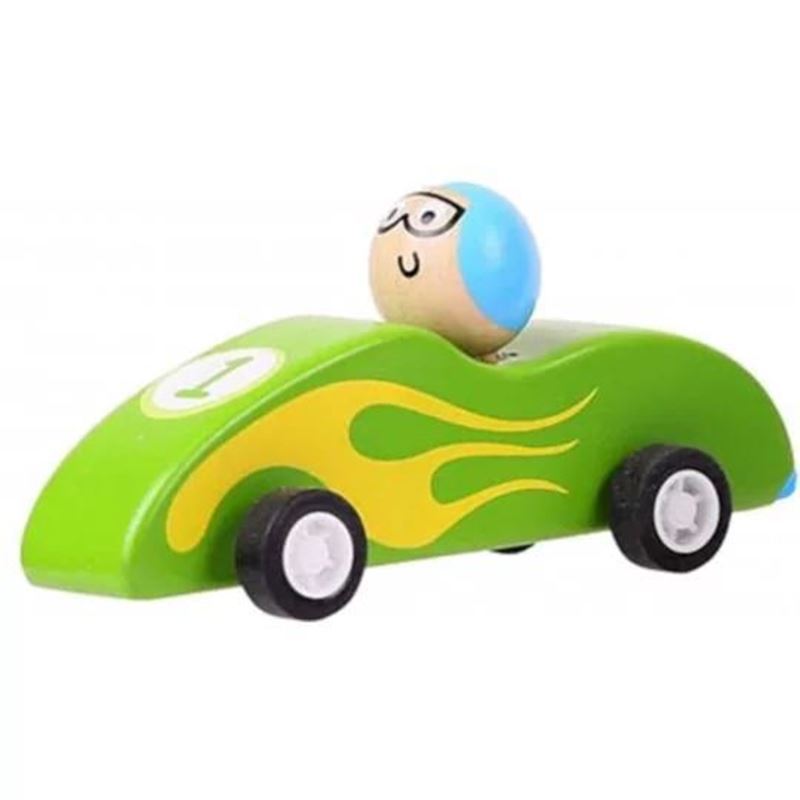 Macchinetta a retrocarica - macchinina di legno per bambini