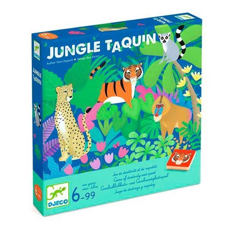 Jungle Taquin Djeco – gioco del 15 da tavolo