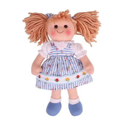 Bambola di stoffa Christine 35 cm Bigjigs Toys – bambola morbida lavabile per bambini