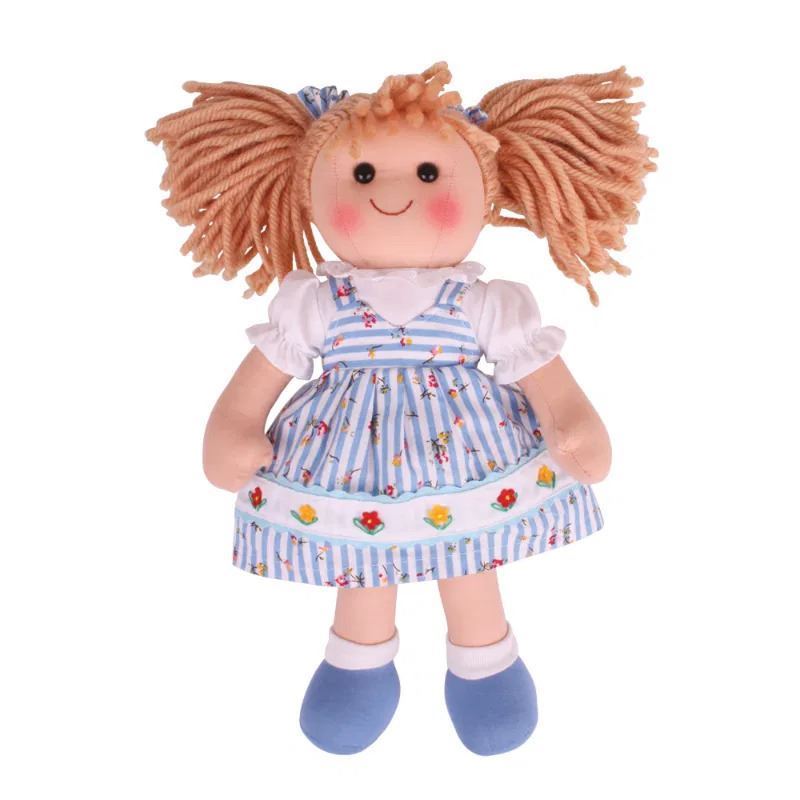 Bambola di stoffa Christine 35 cm Bigjigs Toys – bambola morbida lavabile per bambini