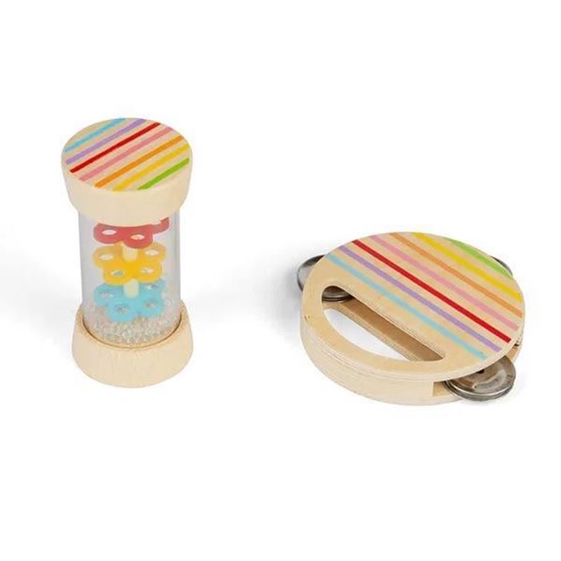 set musicale per neonati in legno Bigjigs – strumenti sonori bambini