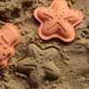 formine per sabbia per bambini – stampo a stella marina sulla sabbia