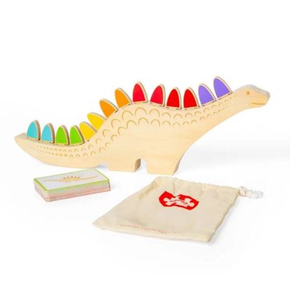 dinosauro gioco delle sequenze in legno – gioco educativo bambini