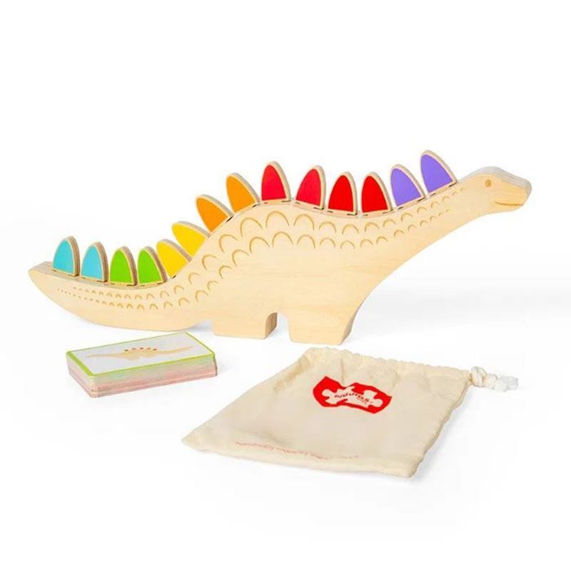 dinosauro gioco delle sequenze in legno – gioco educativo bambini