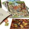 dettaglio degli scenari con animali nascosti nel gioco per bambini
