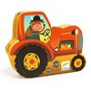 puzzle trattore djeco 16 pezzi – puzzle per bambini 3 anni con scena di fattoria