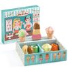 gelateria gioco in legno con coni gelato e ghiaccioli, gioco educativo Djeco