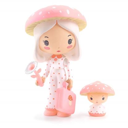 Bambolina Tinyly Djeco Amy con il funghetto Mushy