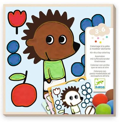Colorare con pasta da modellare Djeco per bambini 3-6 anni