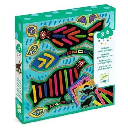 Colorare con bastoncini di ciniglia Djeco per bambini 3-6 anni